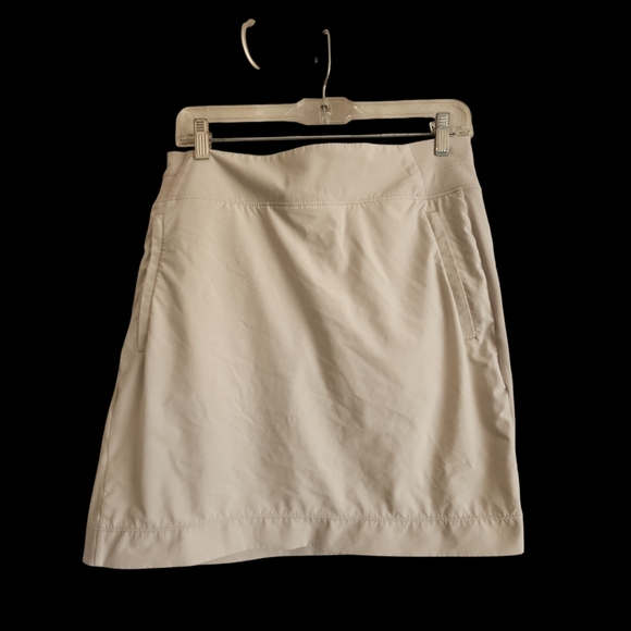 Athleta Cream A-Line Skort Size 10 - Picture 1 of 3